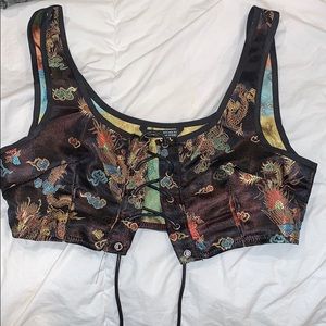 tie up sexy crop top